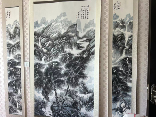 笔墨丹青绘忠诚，文艺创作颂公安——退休民警孟繁山-中国法治